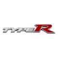 3D  Type R  Word New Chrome Emblem Badge. 