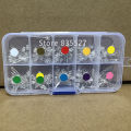 【UrbanNomad】200pcs/box M F3 Kit Mixed 10 colors : White/Warm white/Red/ 2 Green/Blue/Pink/Purple UV/Orange/Yellow LED emitting diode. 