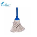 COTTON MOP 250g WITH 120CM PLASTIC COATED METAL HANDLE - FEATHER BRAND. 