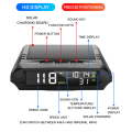 1 Set GPS Speedometer Overspeed Alarm Distance Altitude Up Display Solar Car Time Altitude Temperature Speed Alarm. 