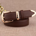 Alloy Buckle Women Belts PU Leather Wild Female Waist Belts Brown Black White Red Girls Pants Jeans Fashion Belt. 