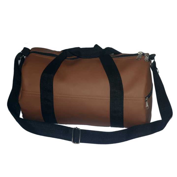 SYNTHETIC LEATHER TRAVEL BAG / GYM BAG / SPORTS BAG / CROSS BODY AND SIDE BAGS