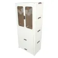 Portable Wardrobe Closet Foldable Wardrobe Organizer Toy Storage Box for Bedroom. 