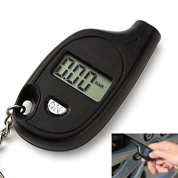 Car Tire Air Pressure Tester Meter Tire Gauge Digital LCD Display Auto ...