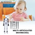 Fully Posable Robot Model 3d Printed Multi-jointed Robot Toy Figure Perfect Home Decoration Buyers' Favorite Customizable Action Figure. 