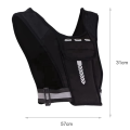 Running Phone Holder Vest Chest Phone Holder Vest Training Reflective Running Vest Adjustable Waistband Sport Jogging Vest. 