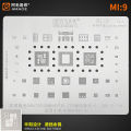Amaoe Mi1-16 Bga Reballing Stencil For Redmi 9a K50 K40 K30 K20 Note 11 10 7 12 Pro Max 11 Cc9 8 Se Cpu Ram Power Ic Chip. 