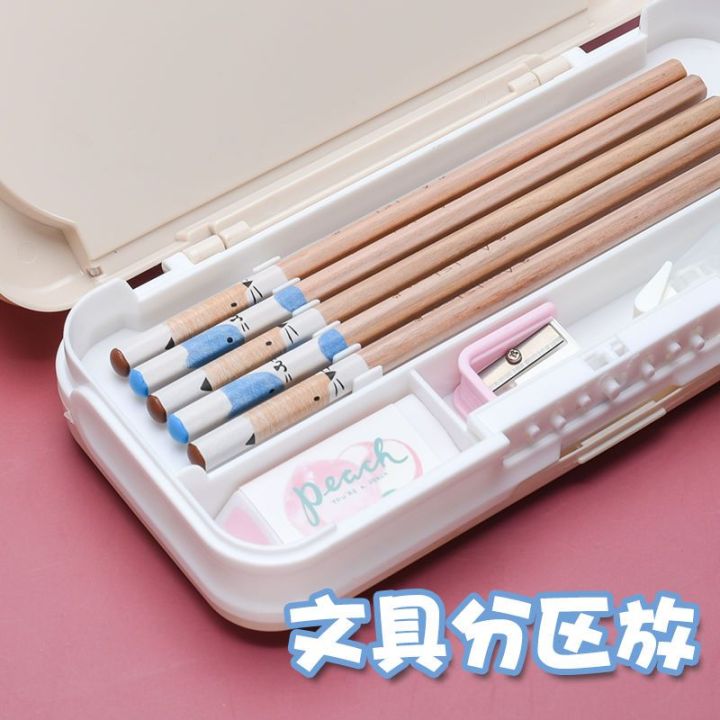 Password%20Lock%20Stationery%20Box%20Primary%20School%20Girls%20Pencil%20Box%20Men's%20Multi-Functional%20Large%20Capacity%20Three-Layer%20Cute%20Korean%20Style%20Internet%20Celebrity%20Pencil%20Case%20-%20Image%208