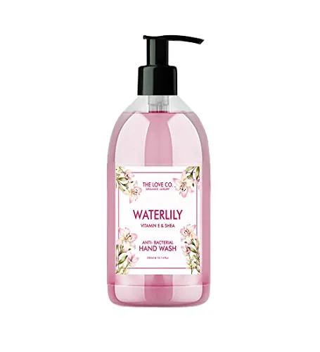 The Love Co. Waterlily Hand Wash | Enriched with Moisturizing and Gentle Hand Wash for Soft, Supple Skin | pH Balanced | Germ Protection | 300ml(FROM INDIA)JEZ