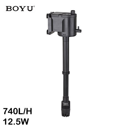 BOYU PGB-750 740L/H 12.5W Aquarium Fish Tank Submersible Pump Water Pump Powerhead