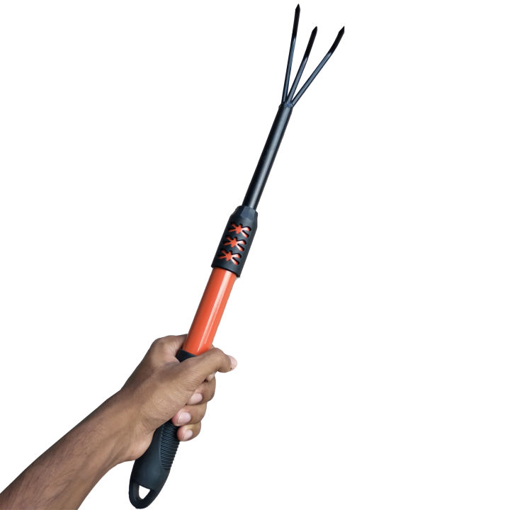 Three Teeth Garden Hand Fork Tool Agriculture 19 Inch