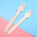 100 Pieces Medium Size 14CM Wooden Disposable Fork Dessert Fork Western Style Wedding Party Tableware Kitchen Accessories Tool Multi Purpose Usage Disposable Forks. 