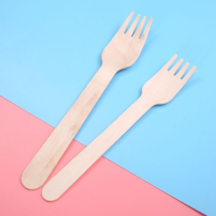 100%20Pieces%20Medium%20Size%2014CM%20Wooden%20Disposable%20Fork%20Dessert%20Fork%20Western%20Style%20Wedding%20Party%20Tableware%20Kitchen%20Accessories%20Tool%20Multi%20Purpose%20Usage%20Disposable%20Forks%20-%20Image%206