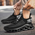 Breathable Men Sneakers Fashion Flexible Men's Running Shoes Lightweight Non-slip Male Casual Shoes Lace Up Mesh Tennis Platform. 