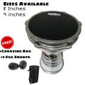 Darbuka with Bag and 2 Egg Shakers/ Chal - 1 Year Warranty — 8'' 9'' Aluminium Darbuka Tunable All-Weather Synthetic Head, Darbak Fine Tuned Darbag Doumbek Congo Bongo Kongo Drum Percussion instrument. 