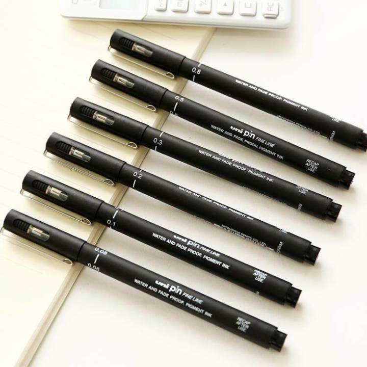 RHS%20Online%206PCS%20UNI%20Drawing%20Pen%20Ultra%20Fine%20Line%20Marker%20Black%20Ink%20005%2001%2002%2003%2005%2008%20Micron%20Sketch%20Pen%20Art%20Supplies%20-%20Image%205