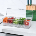 Condiment Tray with 5 Removable Compartments. 