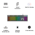 HP K500Y Backlit Membrane Wired Gaming Keyboard. 