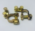 ANGLE TYPE BATTERY TERMINALS (BATTERY TERMINAL L TYPE COPPER PLATED- FITS FOR VEHICLE BATTERIES) MMBT1203/ BRASS/ MMBT1203. 