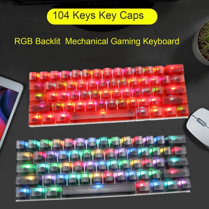 Keys%20Key%20Caps%20Transparent%20Clear%20Ergonomic%20No%20Lettering%20Anti-slip%20RGB%20Backlit%20ABS%20Mechanical%20Gaming%20Keyboard%20Keycaps%20for%20Office%20104%20Keys%20Stylish%20-%20Image%207