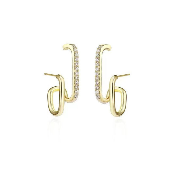 Jewelry%20Accessories%20Irregular%20Earrings%20Korean%20Crystal%20Earrings%20Fashion%20Earrings%20Korean%20Earrings%20U-shaped%20Earrings%20-%20Image%205