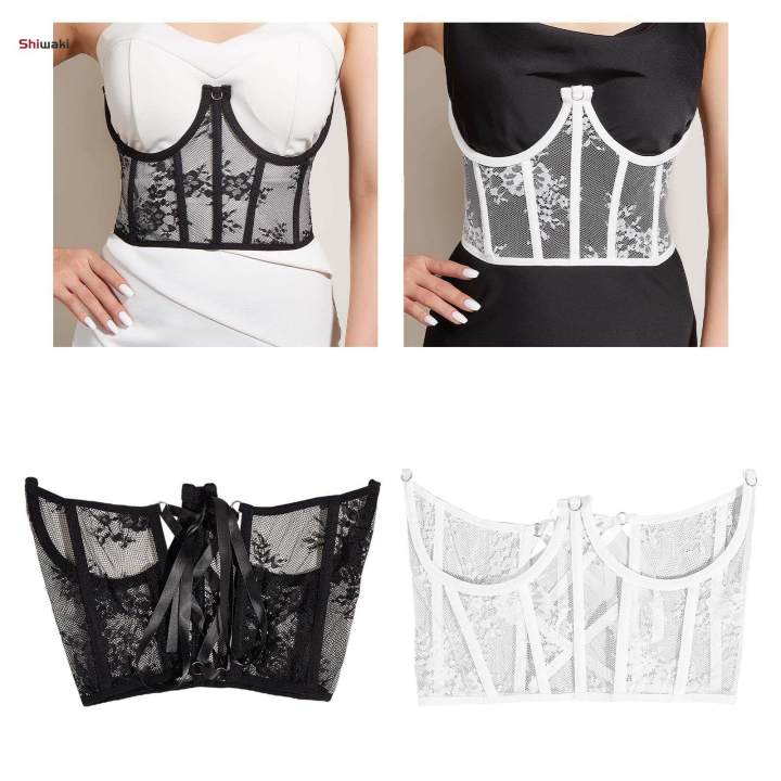 Underbust%20Corset%20Belt,%20Waist%20Corset,%20Lace%20Open%20Cup%20Corset,%20Short%20Torso%20Underwire%20Boned%20Corset,%20Underboob%20Waist%20-%20Image%204