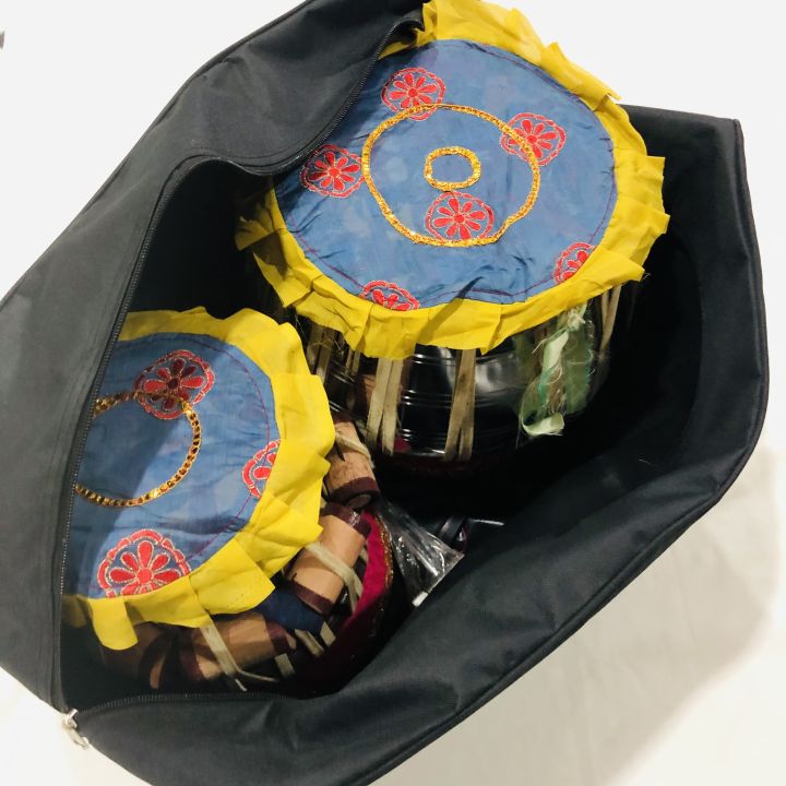 Indian%20Kulkata%20Tabla%20Drum,%20Deluxe%20Steel%20Bayan%202%20KG,%20Chrome%20Finish,%20Sheesham%20Wood%20Dayan,%20Hand%20Made%20Drum%20Skin,%20Leather%20Straps%20to%20Tune,%20Tuning%20Hammer,%20&%20Pegs,%20Gig%20Bag,%20Cushion%20&%20Cover,%20Best%20For%20Student%20&%20Beginner%20%20(Dayan%20-%2013%20cm,%20Bayan%20-%2024%20cm)%20-%20Image%204