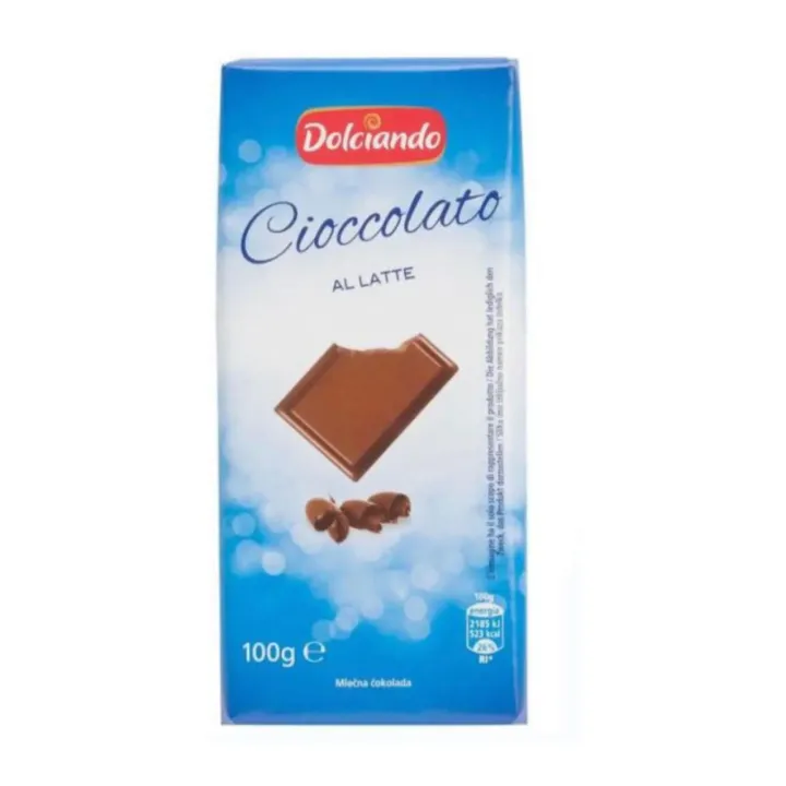 Milk Chocolate Dolciando 100g Made In Italy by Italian Mart