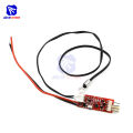 Diymore 4 Wire Pwm Pc Cpu Fan Temperature Speed Controller Governor Automatic Shutdown Module With Sensor Probe Dc 12v. 