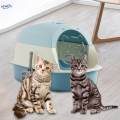 Hooded Cat Litter Boxes with Lid Fully Enclosed Cat Toilet with Handle Sandbox. 