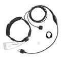 Throat Mic Earpiece Acoustic Tube Headset with Finger PTT for Alan Midland LXT600VP3 LXT500VP3 GXT1050VP4 GXT1030VP4 hot sale. 