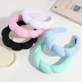 Sponge Headbands For Women Girls Puffy Hair Band Makeup Bubble Terry Cloth Co Spa Retro Hairband Women Hair Accessories Headwear Lingxue. 