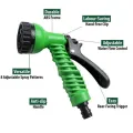 Garden Hose Nozzle Water Spray Gun 7 Diffrent Pattern. 