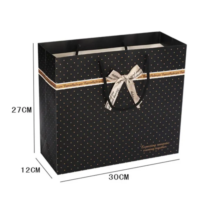 Portable%20Gift%20Bag%20High-Quality%20Decorative%20Foldable%20Handles%20Convenient%20Black%20Books%20for%20Birthday%20Party%20Wedding%20New%20Year%20Present%20-%20Image%205