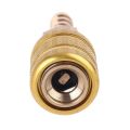 6mm Car Quick Connect Tire Valve Clip Pump Nozzle Clamp Solid Brass Quick Connect The Inflation Connector Air Chuck Inflator Pump Adapter. 