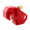 3Pcs Set Circuit Breaker Lockout Electrical Safety Device Kit Red CB-01. 
