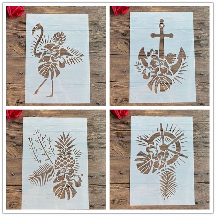 Reusable A4 Stencils For Art, Card Making, Scrapbooking & DIY Decor