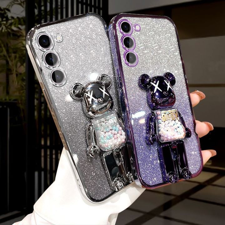 For%20Samsung%20Galaxy%20S24%20/%20S24%20Plus%20/%20S24%20Ultra%20Back%20Cover%20with%20Cartoon%203D%20Bear%20Stand%20Luxury%20Slim%20Gradient%20Plating%20Glitter%20Girls%20Stylish%20Phone%20Case%20Clear%20Soft%20Silicone%20Protective%20Cases%20Pouch%20-%20Image%202