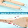 Wooden Handle Goat Hair Paint Brushes Smooth Sanding for Wall 10 Sizes Watercolor Acrylic Oil Painting Drawing Art Supplies. 