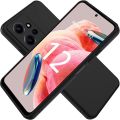 Camera Lens Protector Soft Liquid Silicone back covers Case For Xiaomi Redmi Note 12 4G. 
