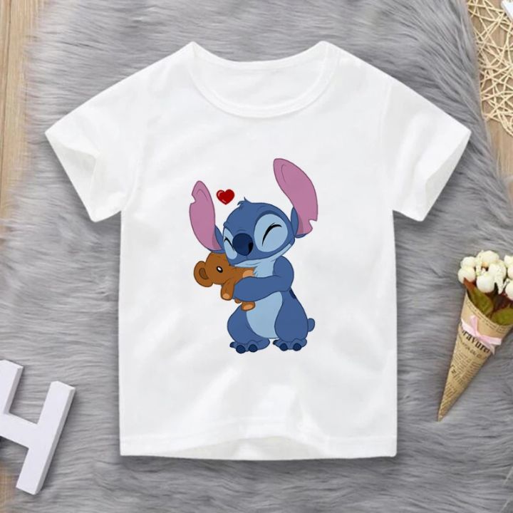Disney%20Children%20T-shirts%20Summer%20Lilo%20and%20Stitch%20Cartoon%20Printing%20Boy%20Girl%20Short%20Sleeve%20Comfortable%20T%20Shirts%20Kids%20Fashion%20Casual%20-%20Image%205