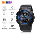 SKMEI Sports Chronograph Dual Display Alarm 50M Waterproof Watches For Men Women 1688. 