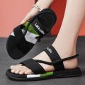 Flip-Flops Men's Shoes Summer New Men's Outdoor Wear Non-Slip Lightweight Wear-Resistant Slip-on Flip-Flops Sports Sandals. 