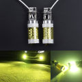 2pcs LED Fog Lights 12-24V H3 80W 16 SMD LED Car Fog Light Yellow High Power Encounter. 