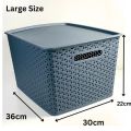 3 Size Multipurpose Storage Basket Set Plastic Storage Basket Cloth, Food, Phone Accessories Organizer Box Set. 