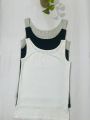 Cotton Rich Ribbed Crew Neck Vest Top. 