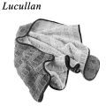 Lucullan 24x36 Premium Hybrid Twist Loop 70/30 Blend Microfiber Drying Towel Unique Pattern Max Drying. 
