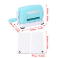 Mini Manual Die Cutting Embossing Machine Portable Hand Crank Embossing Machine with Suction System for DIY. 