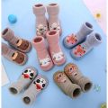 baby sock shoes with rubber soles baby socks anti slip slipper for baby girl toddlers boy socks terry warm floor socks winter. 