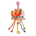 Developmental Baby 0-12 Months Colorful Activity Ball Rotating Rattle Montessori Pull String Silicone Teething Excersice Educational Learning Sensory Infant Baby Newborn Kids Toys. 